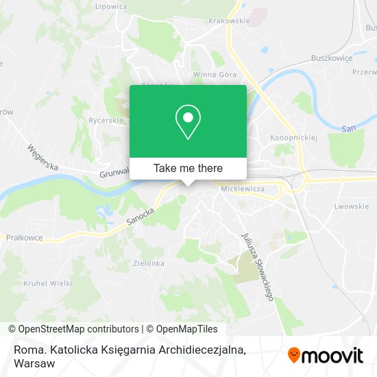 Roma. Katolicka Księgarnia Archidiecezjalna map