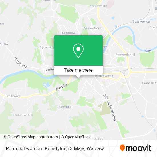 Карта Pomnik Twórcom Konstytucji 3 Maja