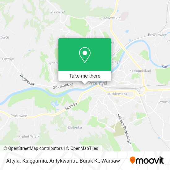 Attyla. Księgarnia, Antykwariat. Burak K. map