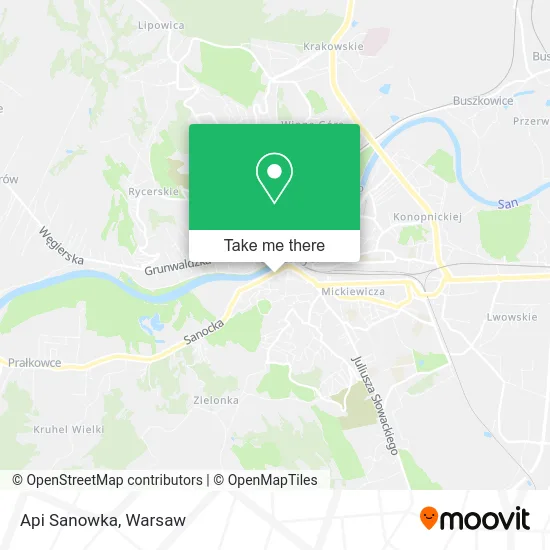 Карта Api Sanowka