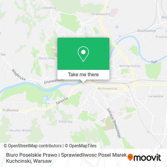 Biuro Poselskie Prawo i Sprawiedliwosc Posel Marek Kuchcinski map