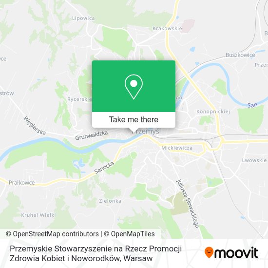 Przemyskie Stowarzyszenie na Rzecz Promocji Zdrowia Kobiet i Noworodków map