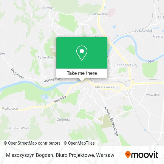 Miszczyszyn Bogdan. Biuro Projektowe map