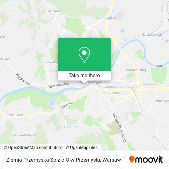 Ziemia Przemyska Sp z o O w Przemyslu map