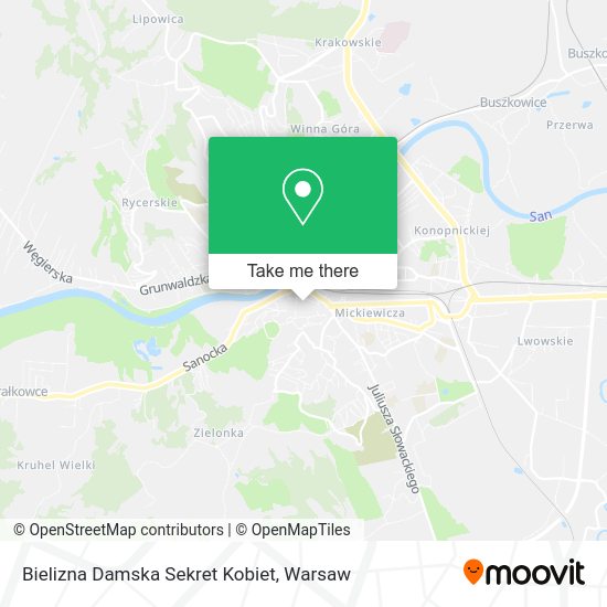 Bielizna Damska Sekret Kobiet map