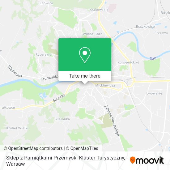 Sklep z Pamiątkami Przemyski Klaster Turystyczny map