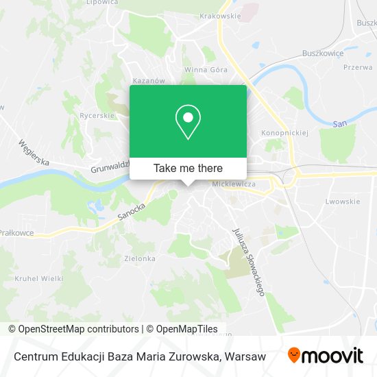 Centrum Edukacji Baza Maria Zurowska map