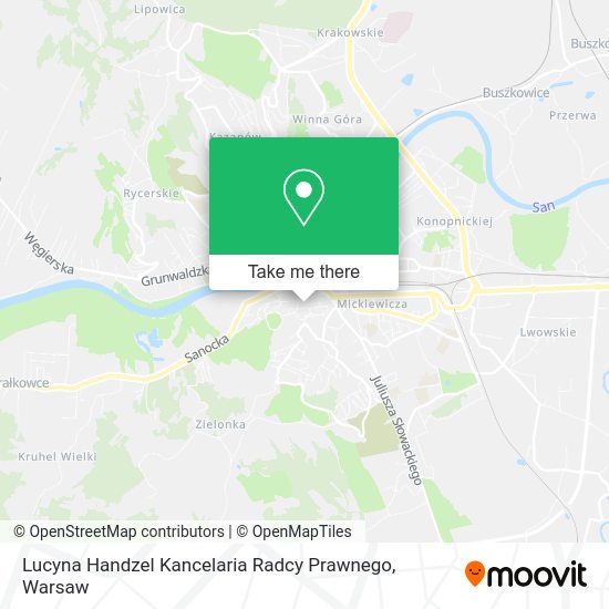 Lucyna Handzel Kancelaria Radcy Prawnego map