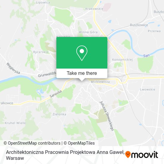 Architektoniczna Pracownia Projektowa Anna Gaweł map