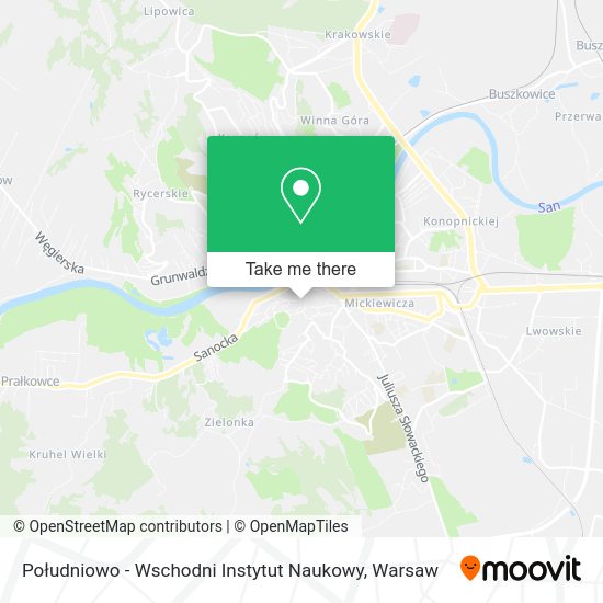 Południowo - Wschodni Instytut Naukowy map