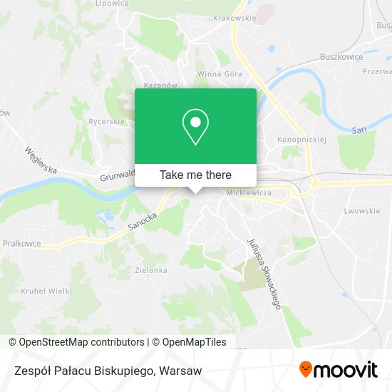 Zespół Pałacu Biskupiego map