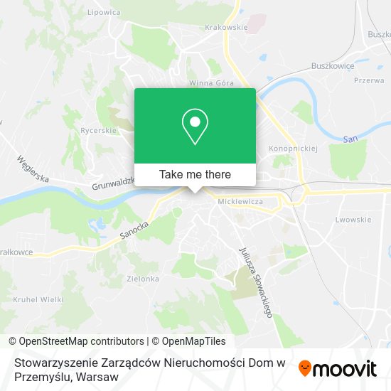 Stowarzyszenie Zarządców Nieruchomości Dom w Przemyślu map