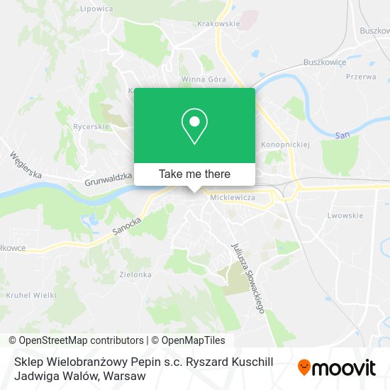 Sklep Wielobranżowy Pepin s.c. Ryszard Kuschill Jadwiga Walów map