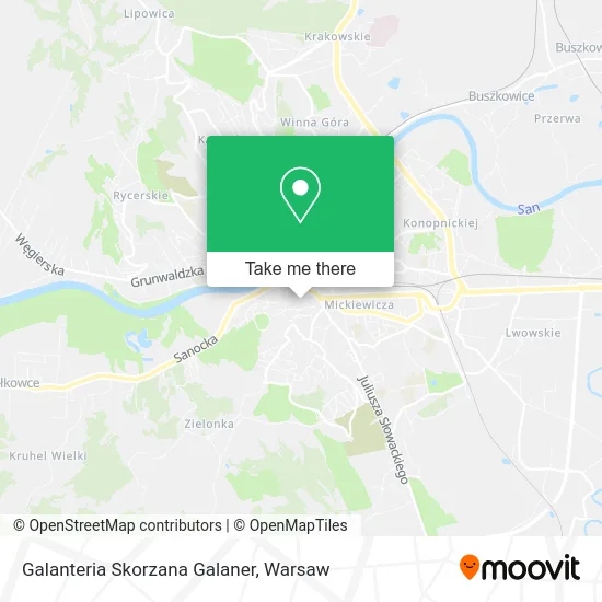 Карта Galanteria Skorzana Galaner