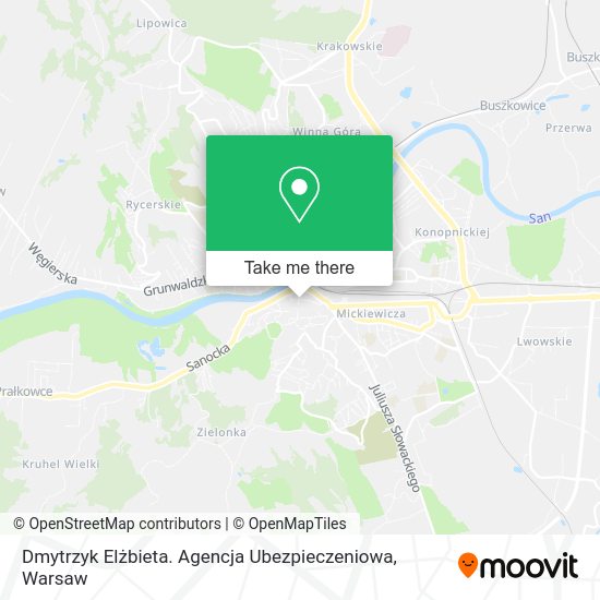 Dmytrzyk Elżbieta. Agencja Ubezpieczeniowa map