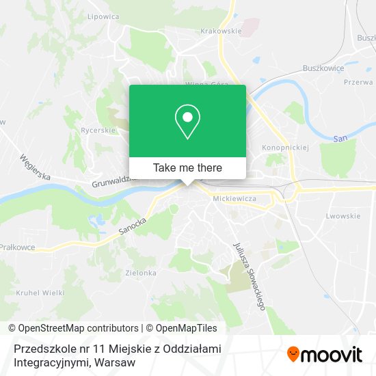 Przedszkole nr 11 Miejskie z Oddziałami Integracyjnymi map