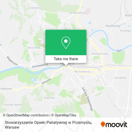 Stowarzyszenie Opieki Paliatywnej w Przemyślu map