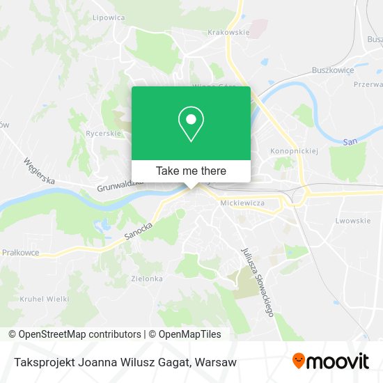 Taksprojekt Joanna Wilusz Gagat map