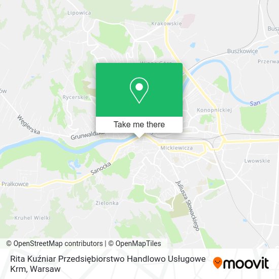 Rita Kuźniar Przedsiębiorstwo Handlowo Usługowe Krm map