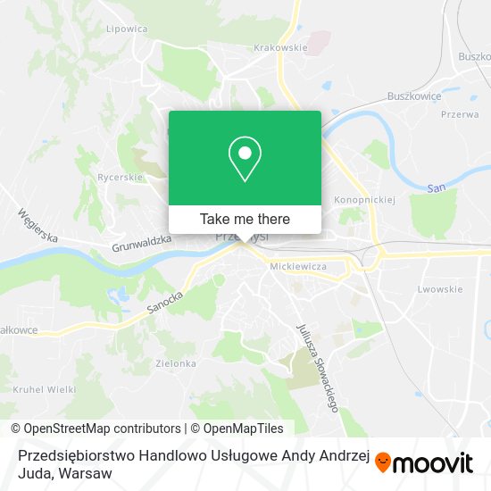 Przedsiębiorstwo Handlowo Usługowe Andy Andrzej Juda map