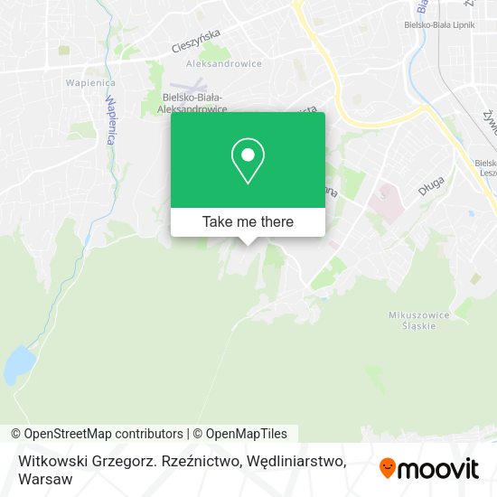 Witkowski Grzegorz. Rzeźnictwo, Wędliniarstwo map