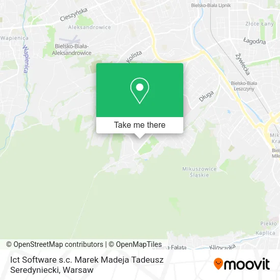Карта Ict Software s.c. Marek Madeja Tadeusz Seredyniecki