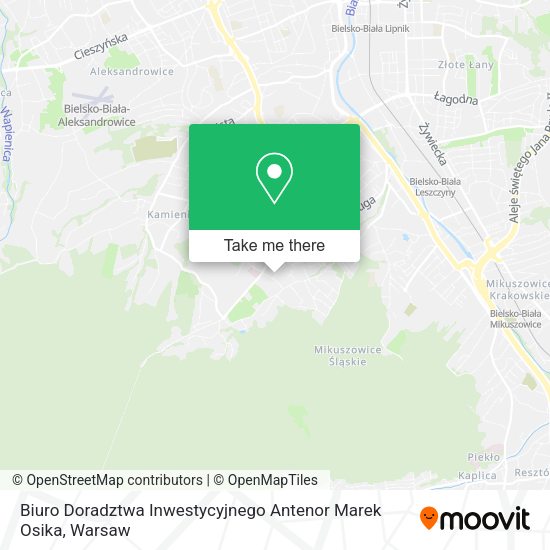 Biuro Doradztwa Inwestycyjnego Antenor Marek Osika map