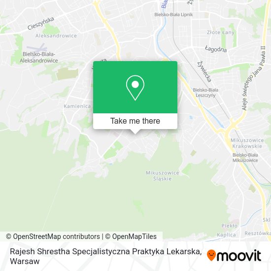 Rajesh Shrestha Specjalistyczna Praktyka Lekarska map