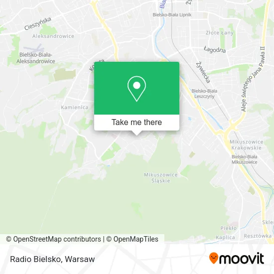 Карта Radio Bielsko
