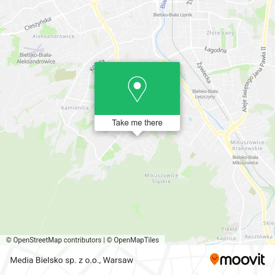 Карта Media Bielsko sp. z o.o.