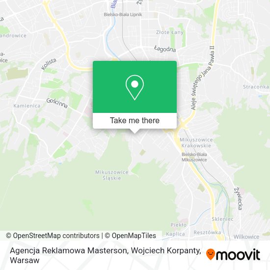 Agencja Reklamowa Masterson, Wojciech Korpanty map