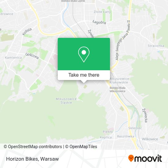 Horizon Bikes map