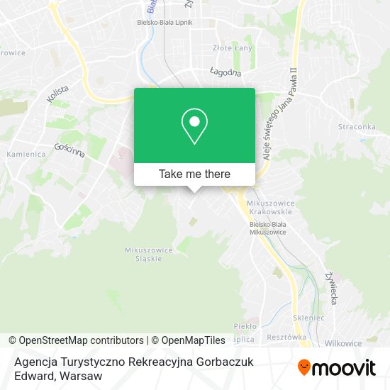 Agencja Turystyczno Rekreacyjna Gorbaczuk Edward map