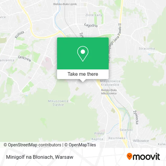 Карта Minigolf na Błoniach