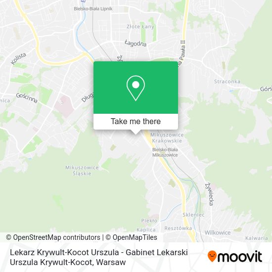 Lekarz Krywult-Kocot Urszula - Gabinet Lekarski Urszula Krywult-Kocot map