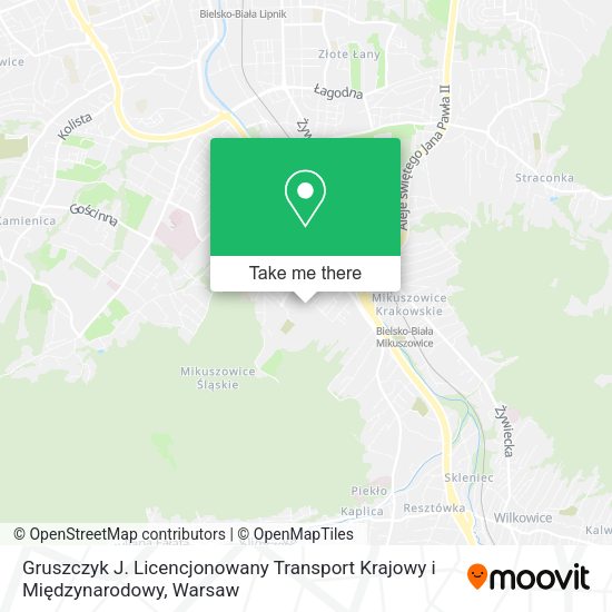 Gruszczyk J. Licencjonowany Transport Krajowy i Międzynarodowy map