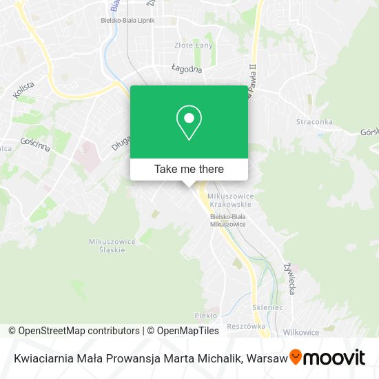 Kwiaciarnia Mała Prowansja Marta Michalik map