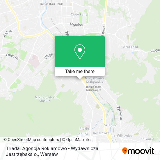 Triada. Agencja Reklamowo - Wydawnicza. Jastrzębska o. map