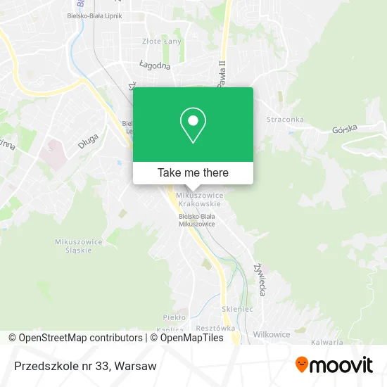 Карта Przedszkole nr 33