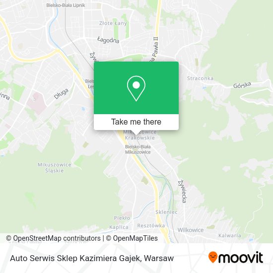 Auto Serwis Sklep Kazimiera Gajek map