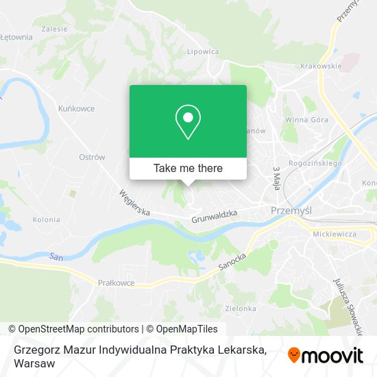 Grzegorz Mazur Indywidualna Praktyka Lekarska map