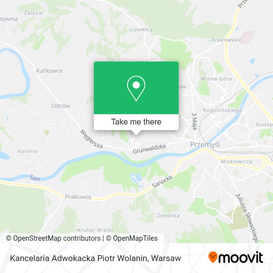 Kancelaria Adwokacka Piotr Wolanin map