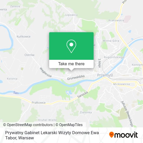 Prywatny Gabinet Lekarski Wizyty Domowe Ewa Tabor map