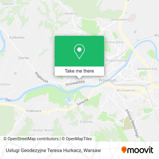 Usługi Geodezyjne Teresa Hurkacz map