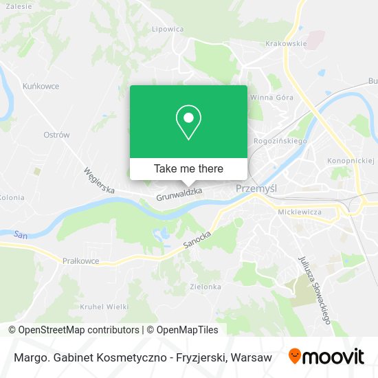 Margo. Gabinet Kosmetyczno - Fryzjerski map