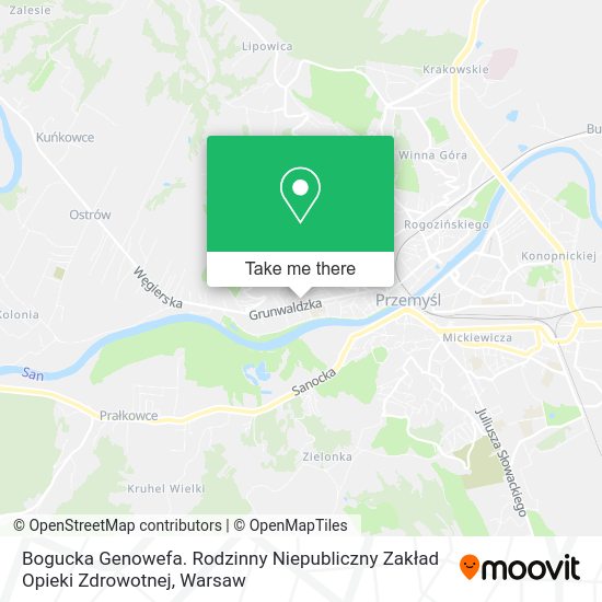 Bogucka Genowefa. Rodzinny Niepubliczny Zakład Opieki Zdrowotnej map