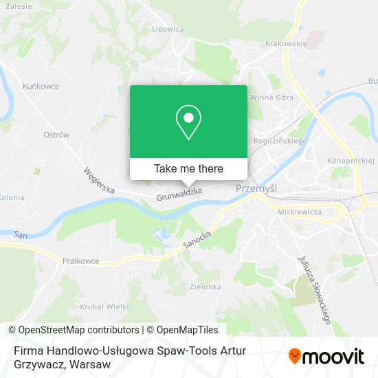 Firma Handlowo-Usługowa Spaw-Tools Artur Grzywacz map