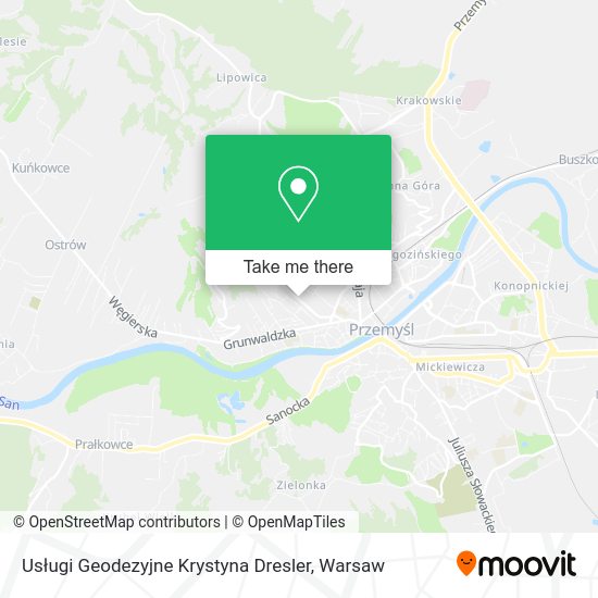 Usługi Geodezyjne Krystyna Dresler map