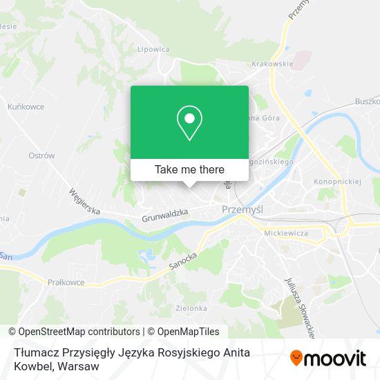 Tłumacz Przysięgły Języka Rosyjskiego Anita Kowbel map