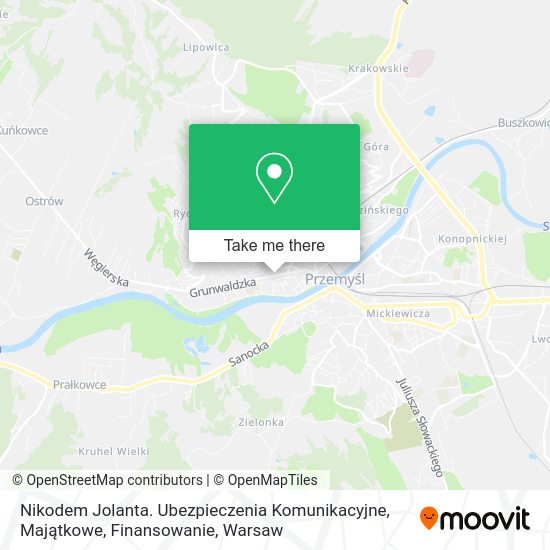 Nikodem Jolanta. Ubezpieczenia Komunikacyjne, Majątkowe, Finansowanie map